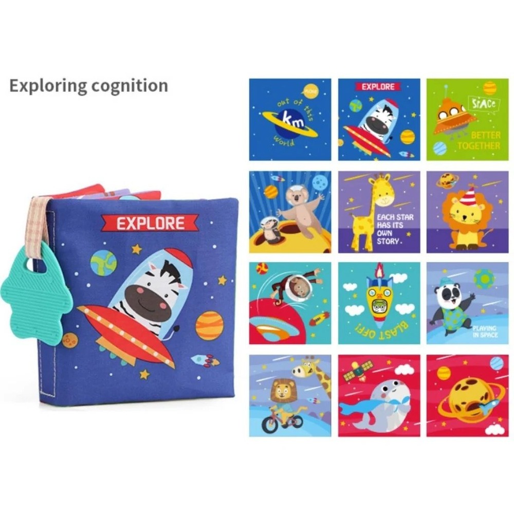 Factory Price - Infant Activity Cloth Book for Early Learning - Explore