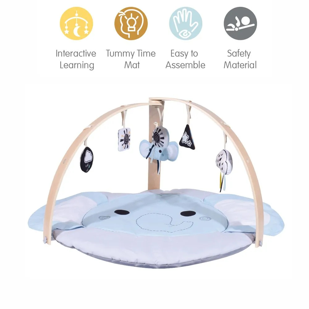 Factory Price - Nyra Wooden Activity Play Gym - Elephant