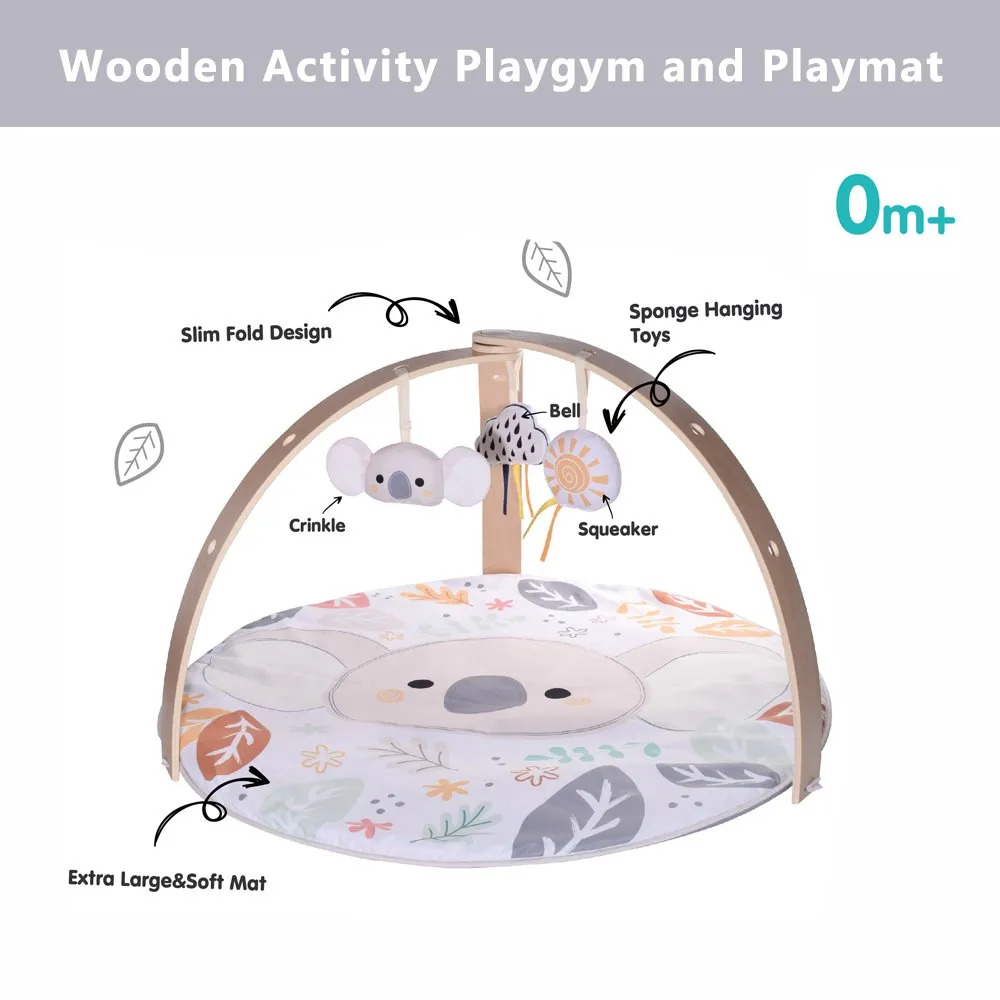 Factory Price - Nyra Wooden Activity Play Gym - Koala B