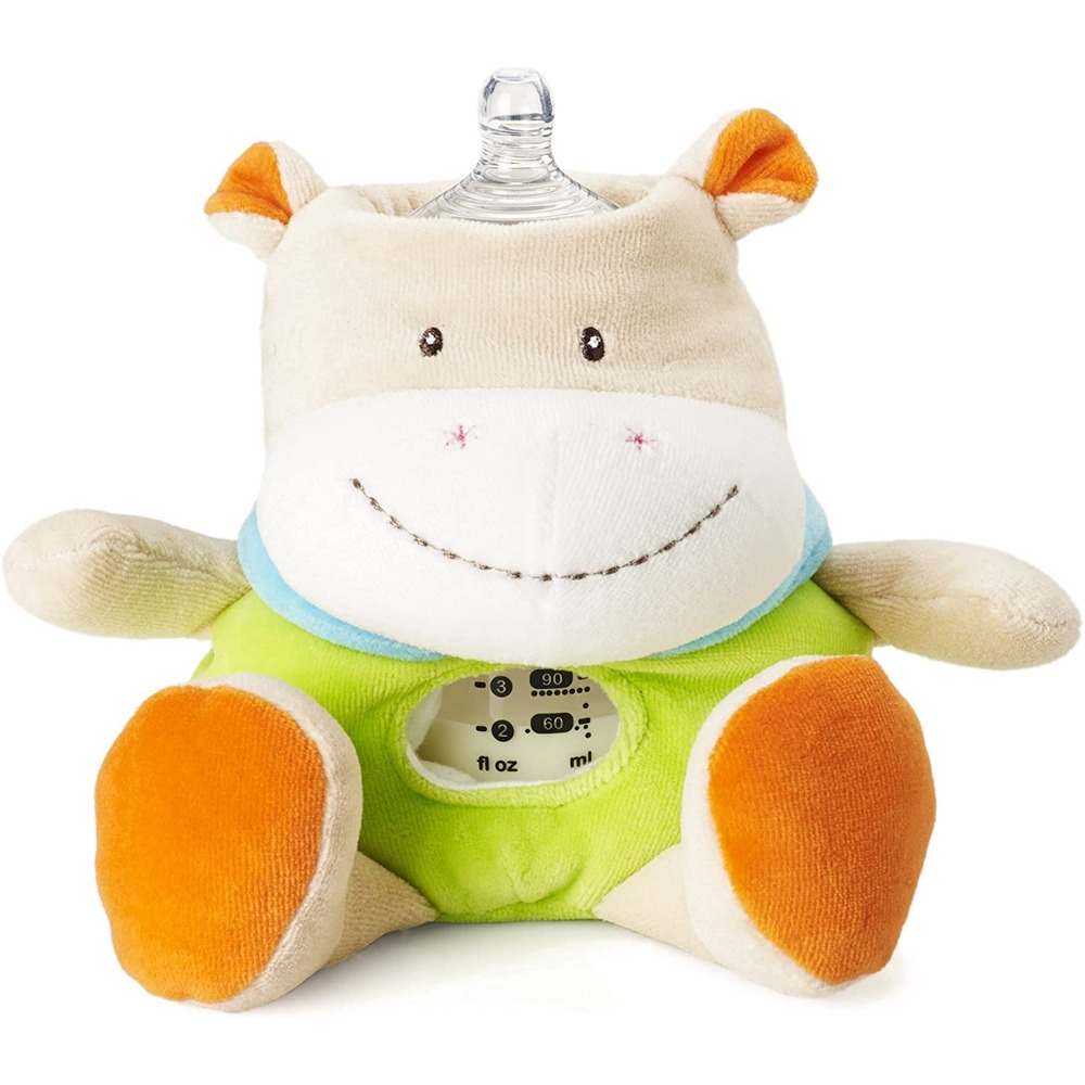 Factory Price - Plush Feeding Bottle Cover with Stuffed Animals - Hippo