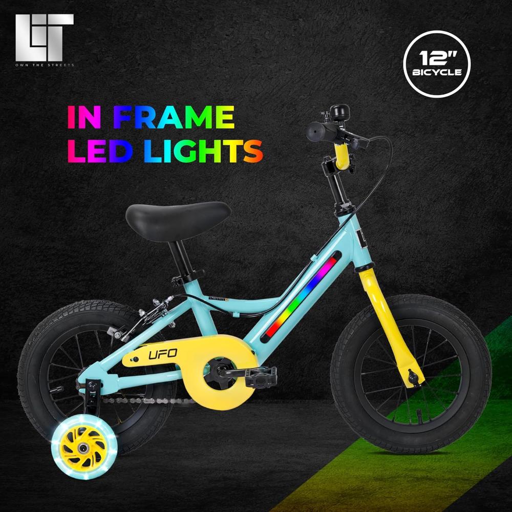 LiT - UFO 12inch Bicycle Mint - Ages 3+ Years