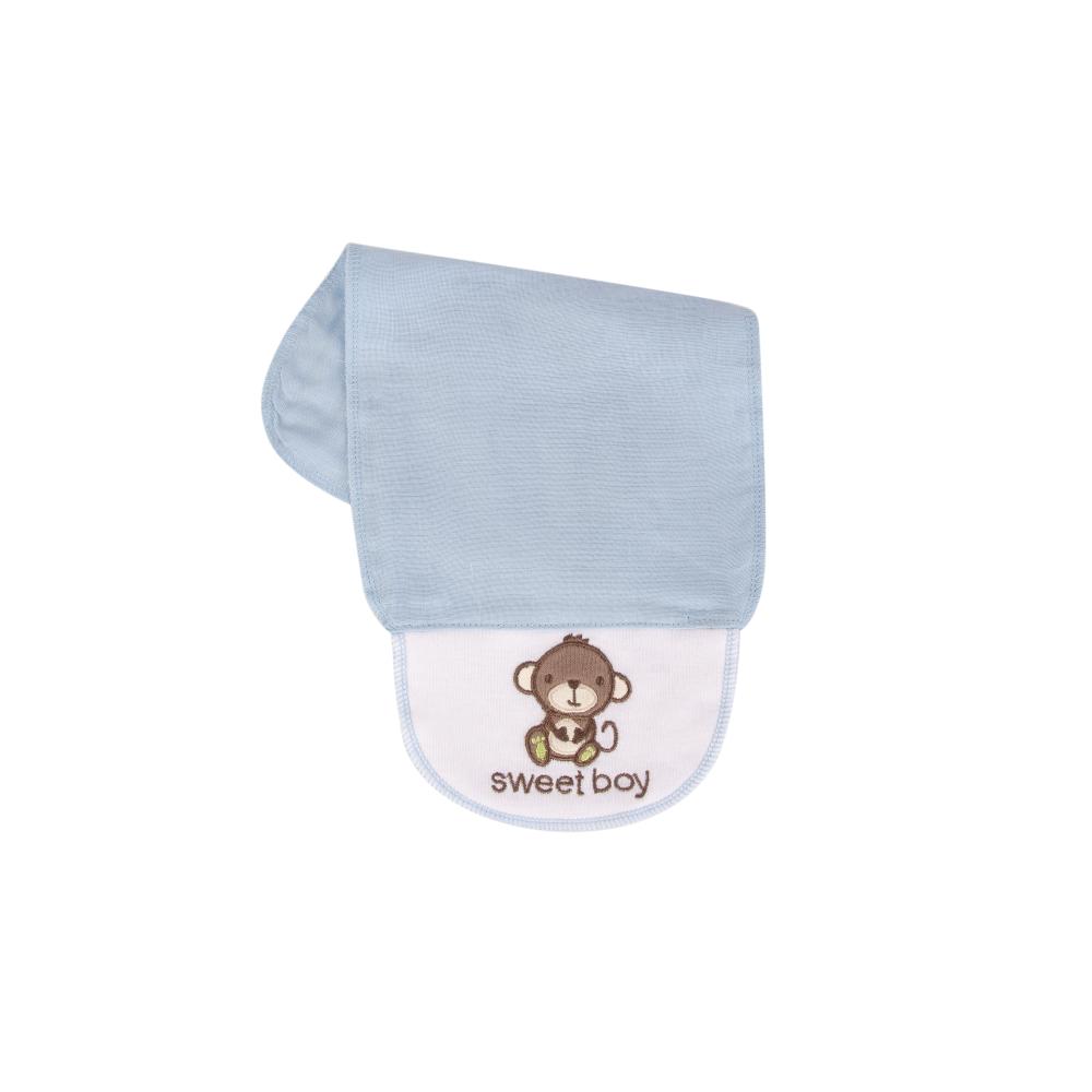 Luvable Friends - Sweat Cloth (Bamboo Muslin) 2Pc - Happy Monkey