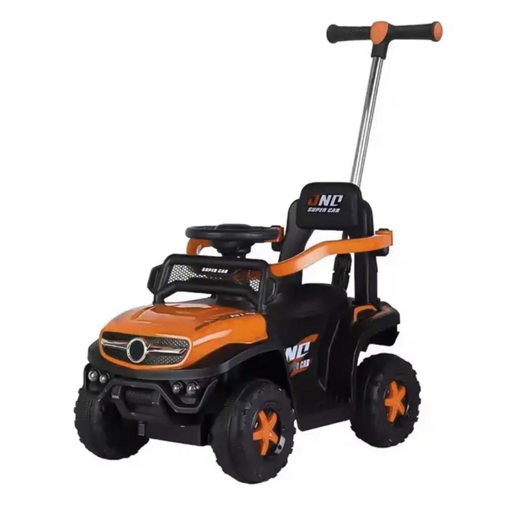 Megastar - Ride on 3 in 1 Artic series 2 Mini jeep 6v with Parental Handle and Pedal Accelerator Yellow - Ages 2+ Years