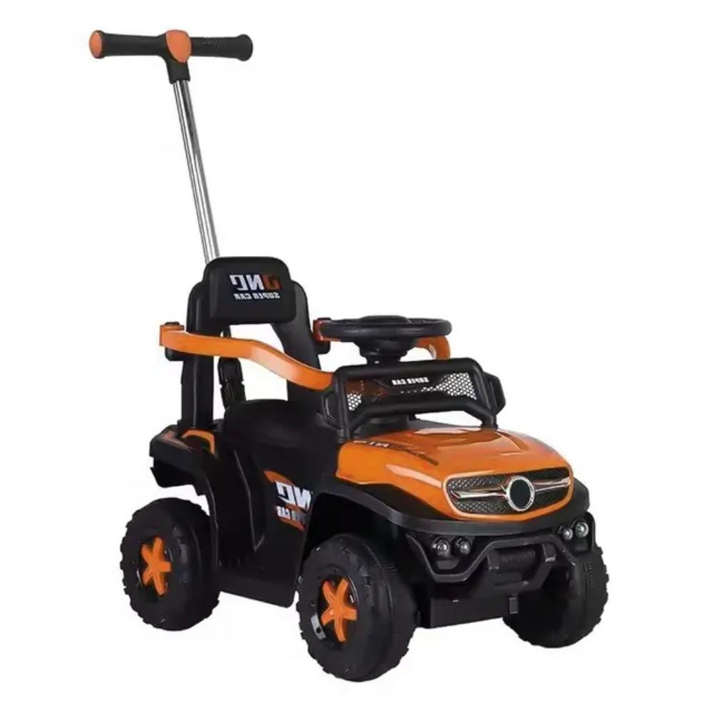 Megastar - Ride on 3 in 1 Artic series 2 Mini jeep 6v with Parental Handle and Pedal Accelerator Yellow - Ages 2+ Years