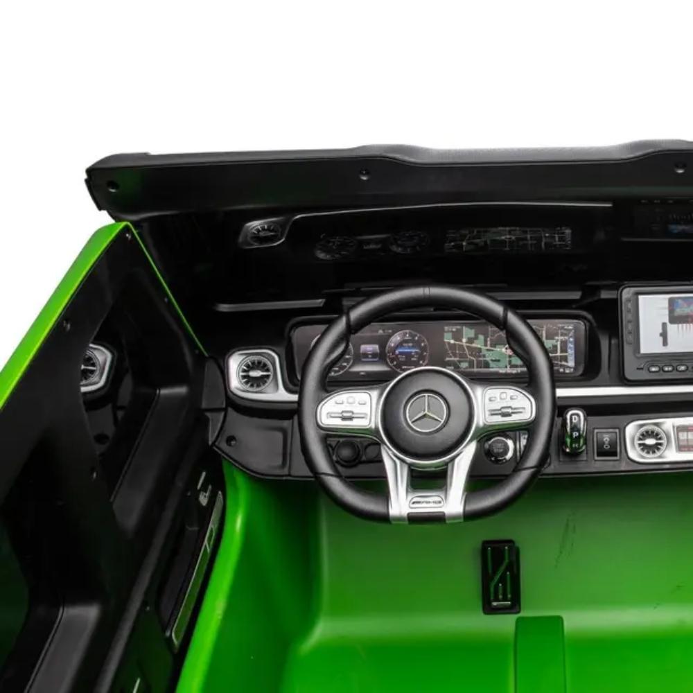 Megastar - Ride on Licensed Prime Mercedes Amg G63 2 Seater Green - Ages 2+ Years