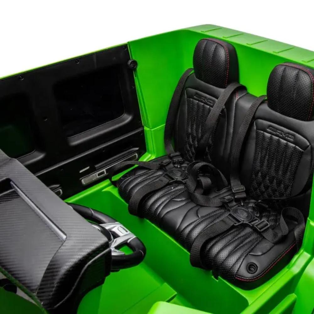 Megastar - Ride on Licensed Prime Mercedes Amg G63 2 Seater Green - Ages 2+ Years