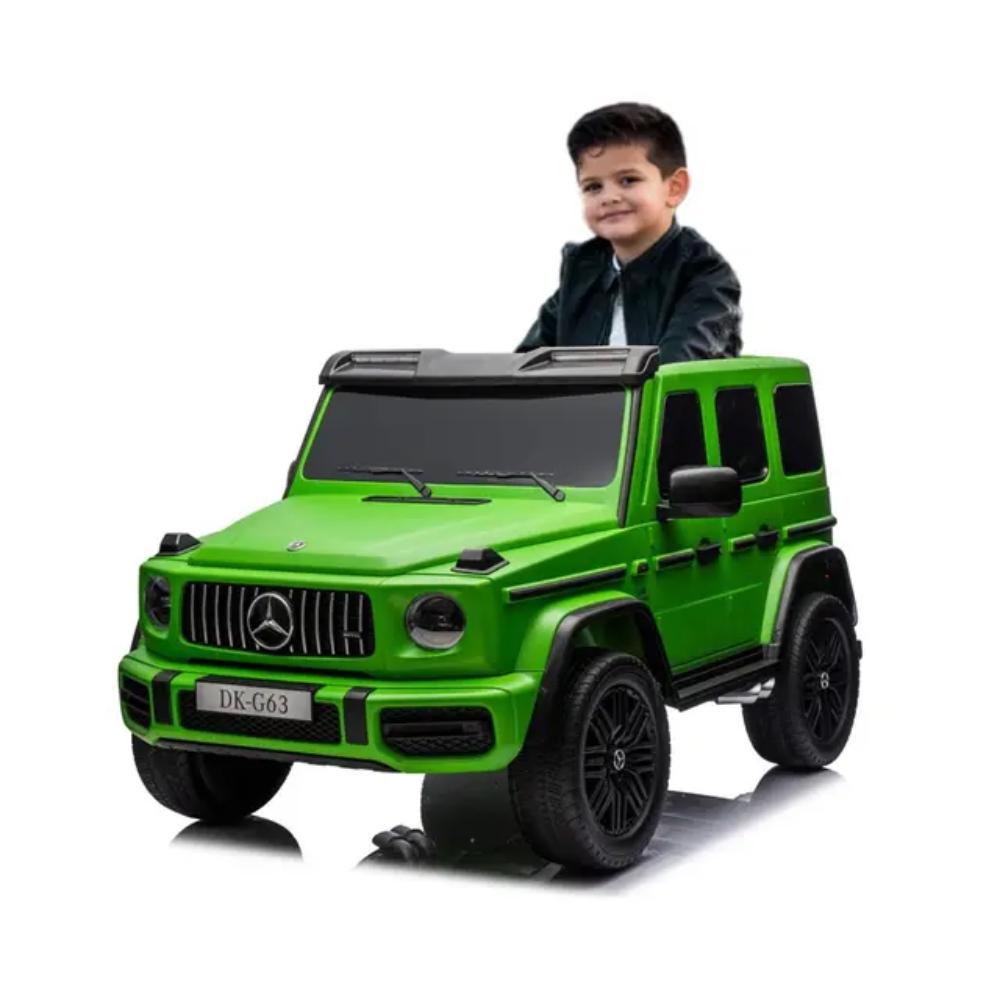 Megastar - Ride on Licensed Prime Mercedes Amg G63 2 Seater Green - Ages 2+ Years