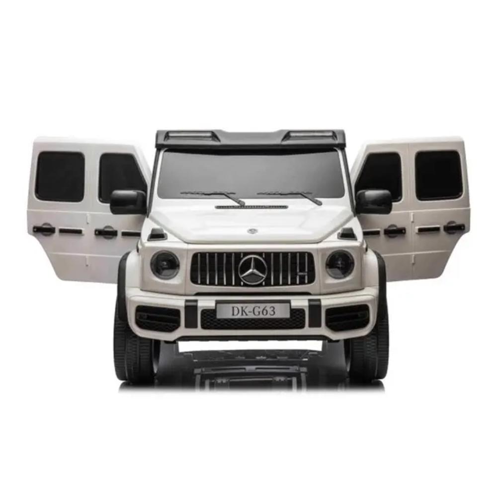 Megastar - Ride on Licensed Prime Mercedes Amg G63 2 Seater White - Ages 2+ Years