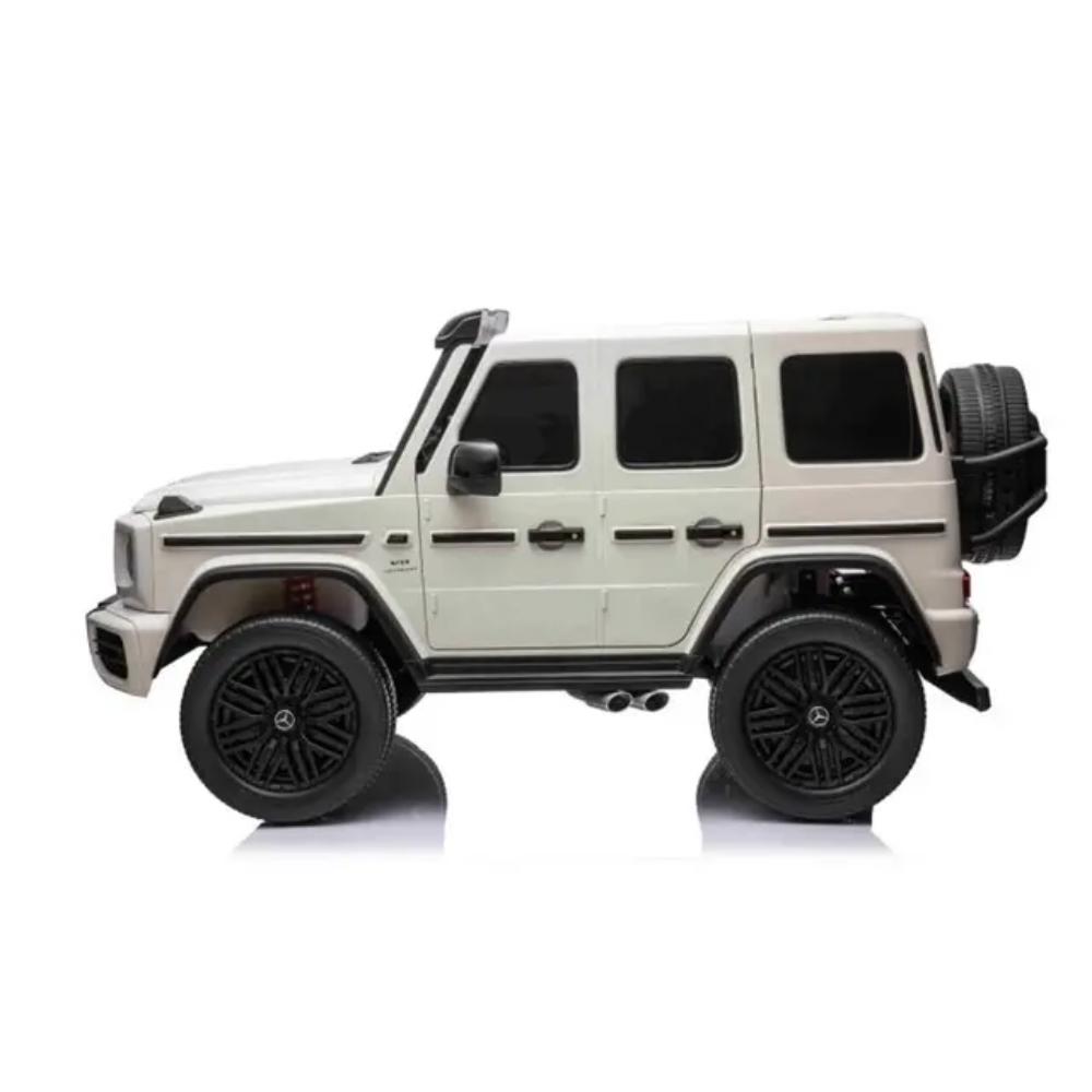 Megastar - Ride on Licensed Prime Mercedes Amg G63 2 Seater White - Ages 2+ Years