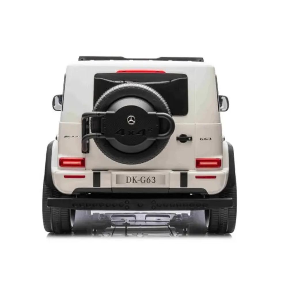 Megastar - Ride on Licensed Prime Mercedes Amg G63 2 Seater White - Ages 2+ Years