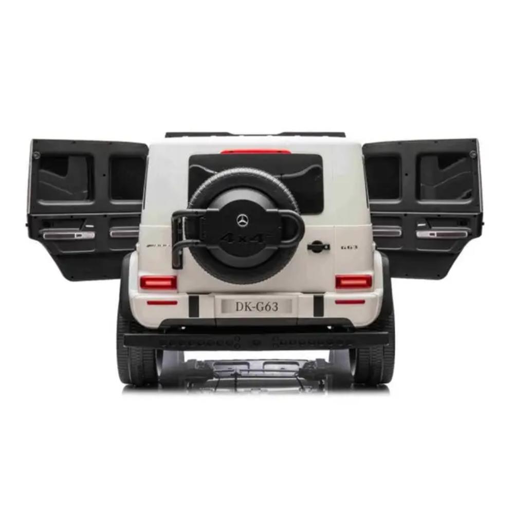 Megastar - Ride on Licensed Prime Mercedes Amg G63 2 Seater White - Ages 2+ Years