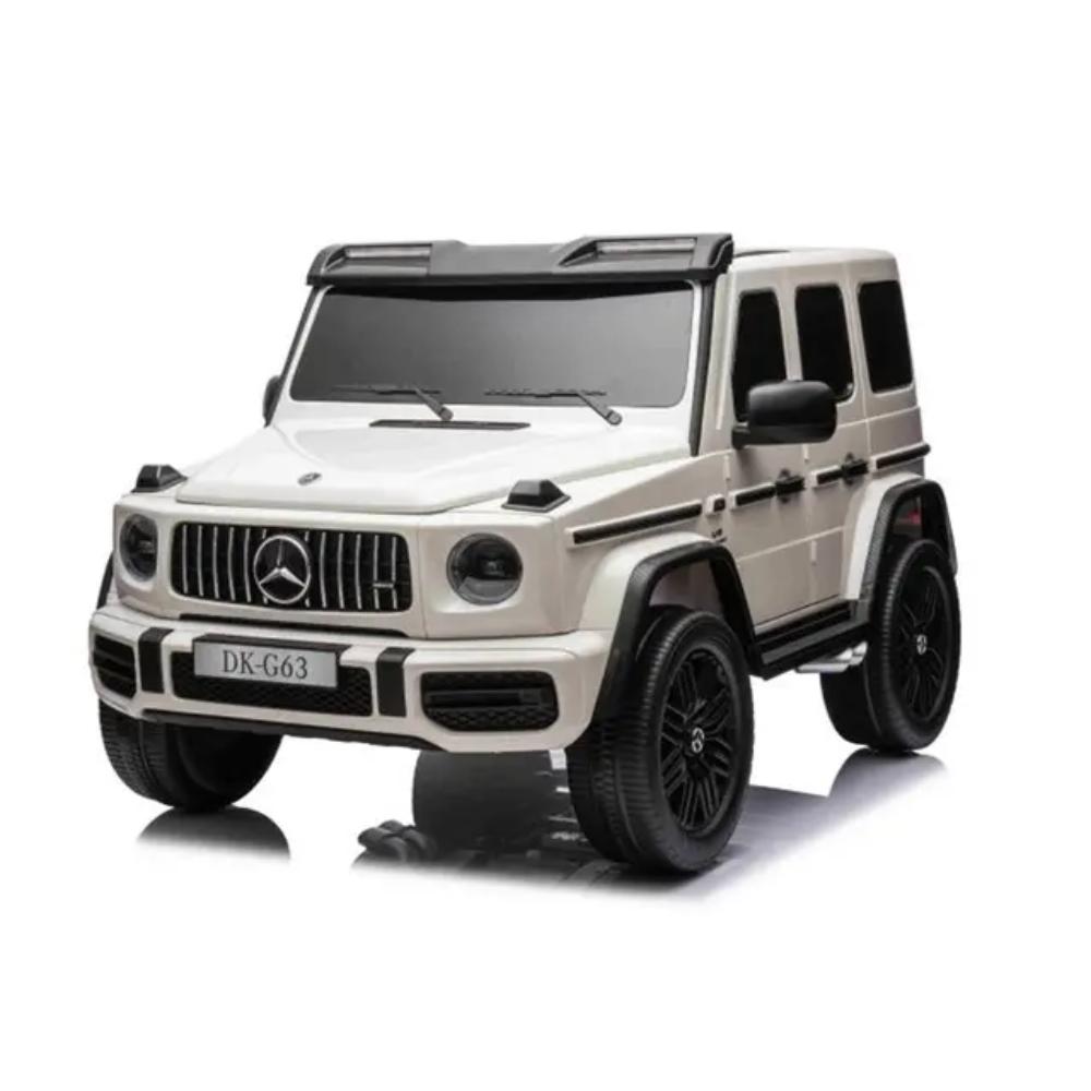 Megastar - Ride on Licensed Prime Mercedes Amg G63 2 Seater White - Ages 2+ Years
