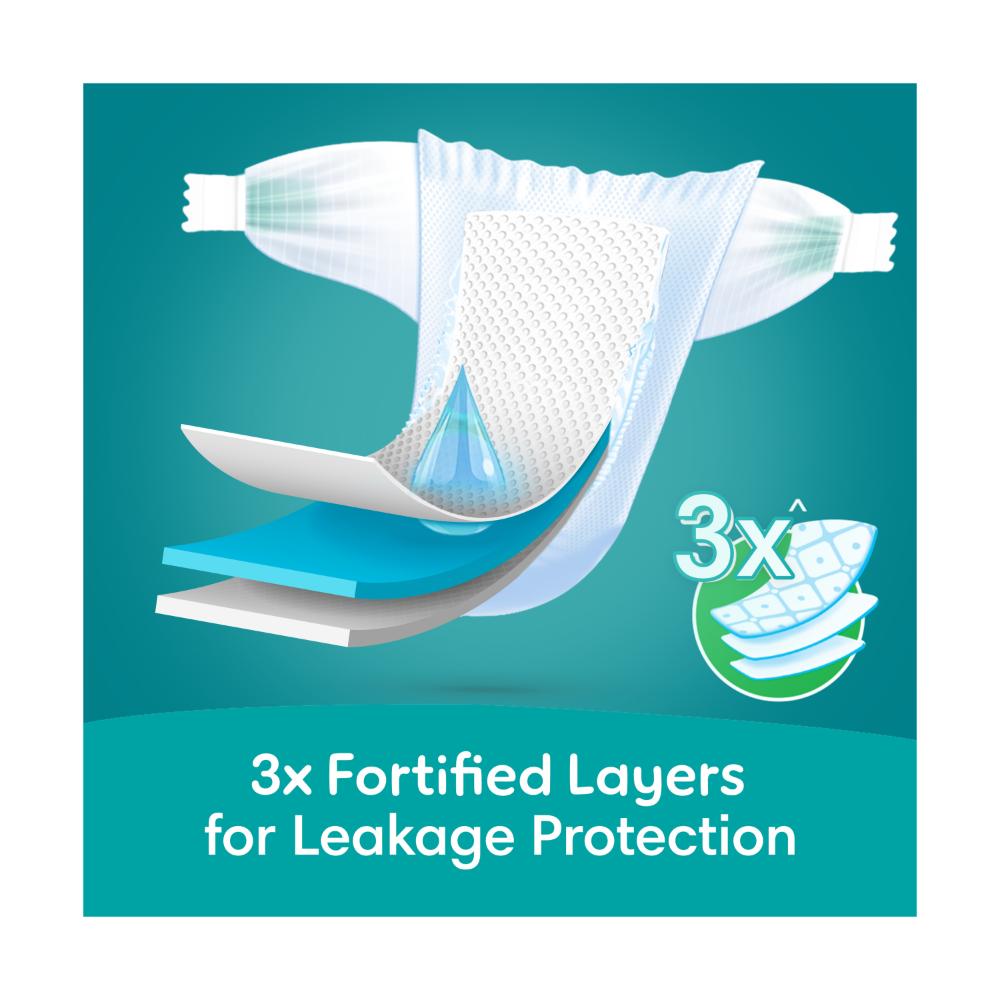 Pampers - Rash Protection Taped Diapers Jumbo Pack, Size 5 (11-16kg) - 66 Count