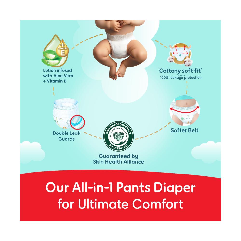 Pampers - Ultimate Comfort Pants Diapers Super Saving Pack, Size 4 (3-8kg) - 100 Count