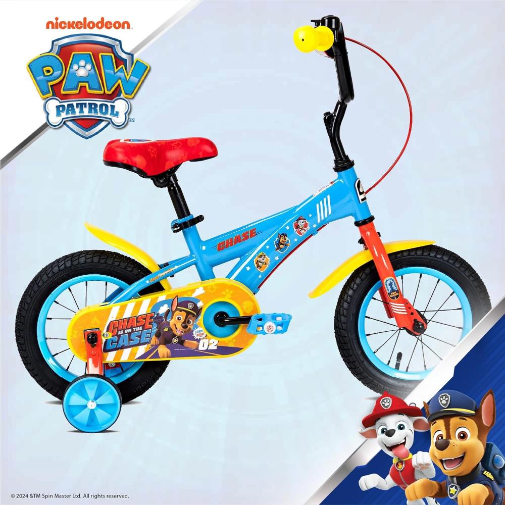 Spartan - 12 inch Paw Patrol Chase Bicycle Blue - Ages 6+ Years