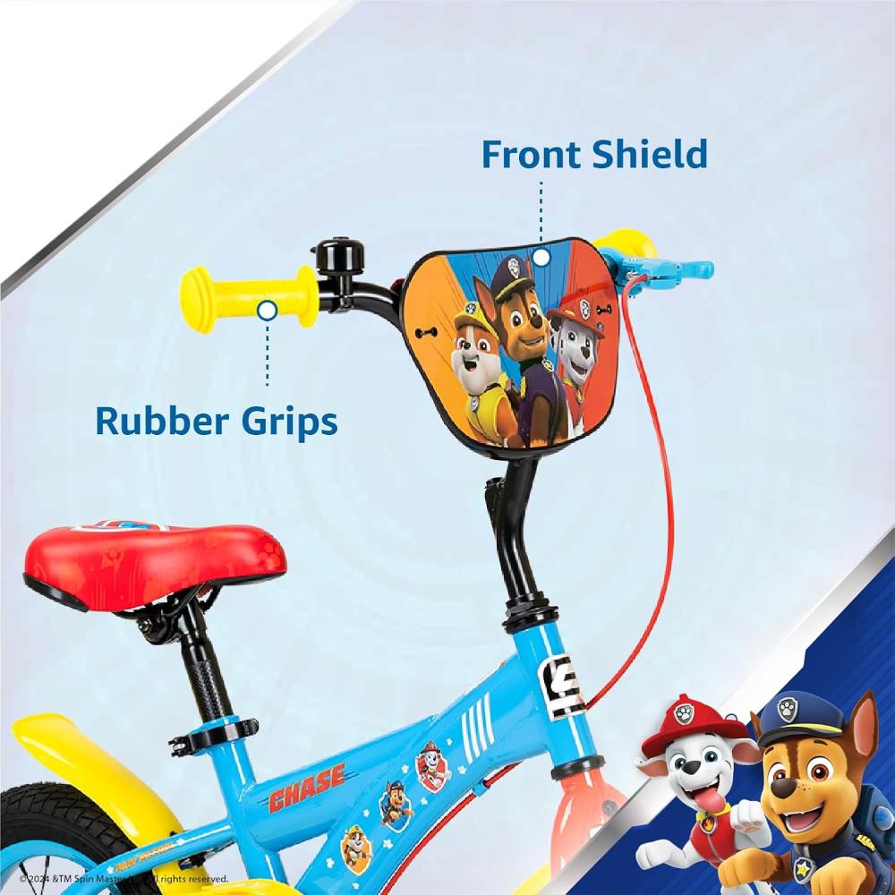 Spartan - 12 inch Paw Patrol Chase Bicycle Blue - Ages 6+ Years