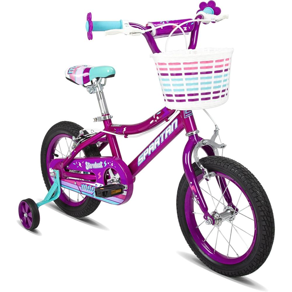 Spartan - 14inch Stardust Bicycle Pre-Installed Bike - Ages 3+ Years