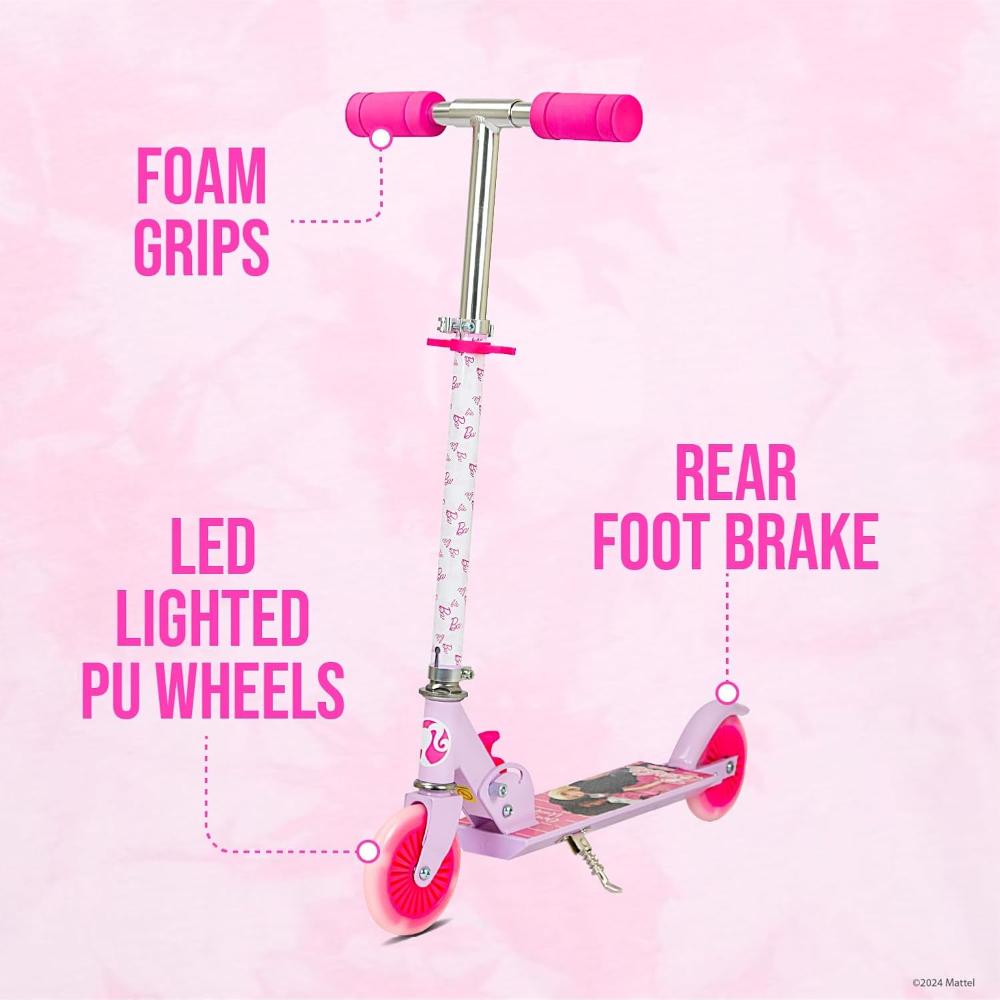 Spartan - Barbie Scooter - 2 Wheel - Ages 6+ Years