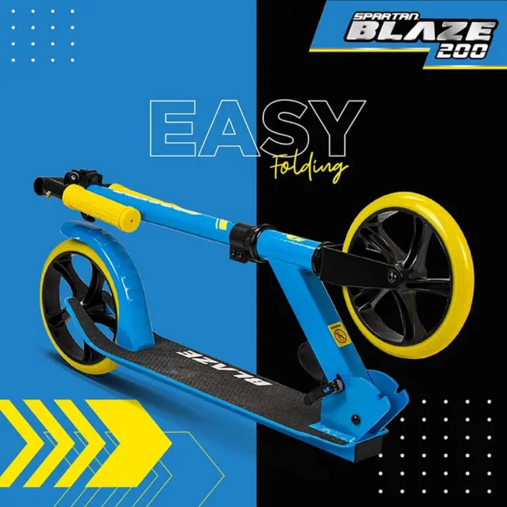 Spartan - Blaze 200mm Scooter Blue - Ages 3+ Years