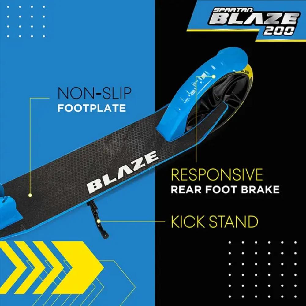 Spartan - Blaze 200mm Scooter Blue - Ages 3+ Years