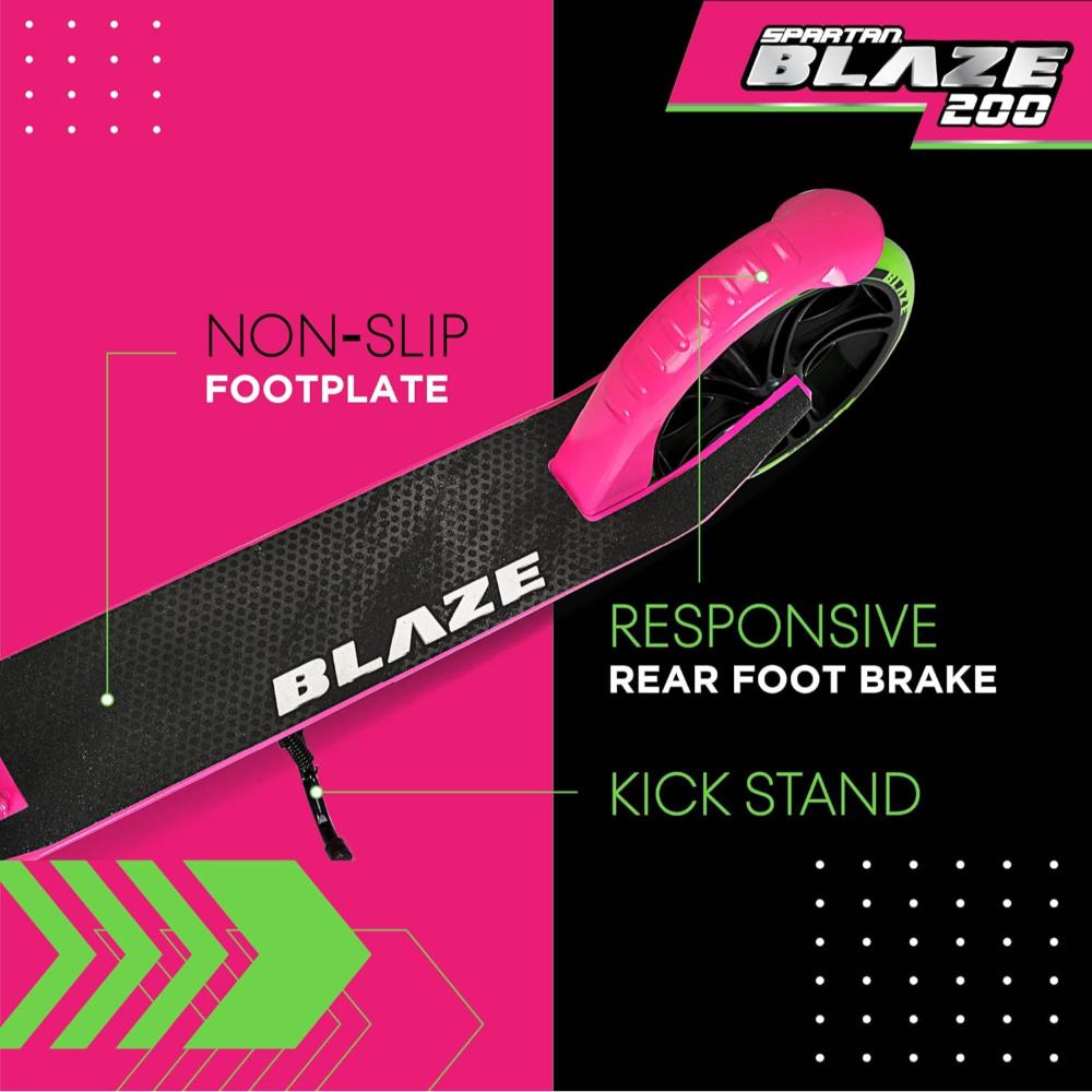 Spartan - Blaze 200mm Scooter Pink - Ages 3+ Years