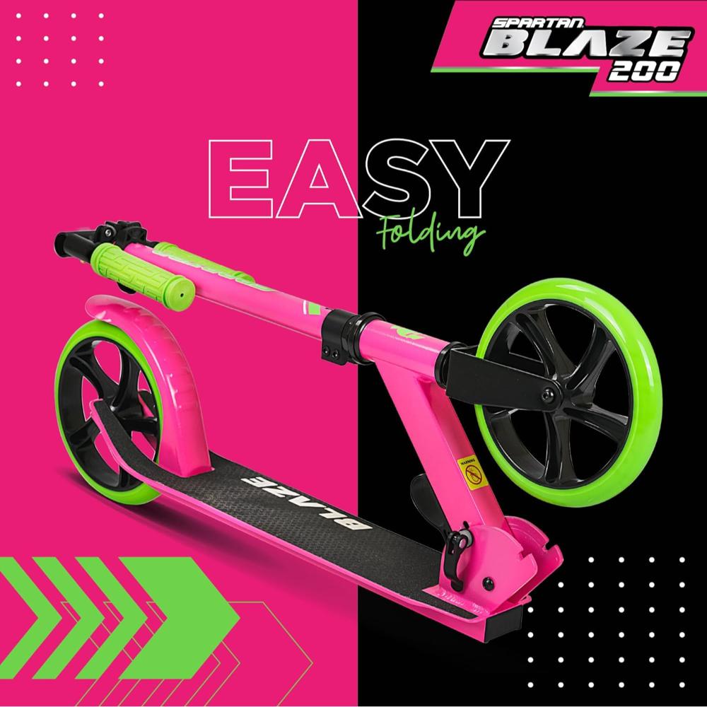 Spartan - Blaze 200mm Scooter Pink - Ages 3+ Years