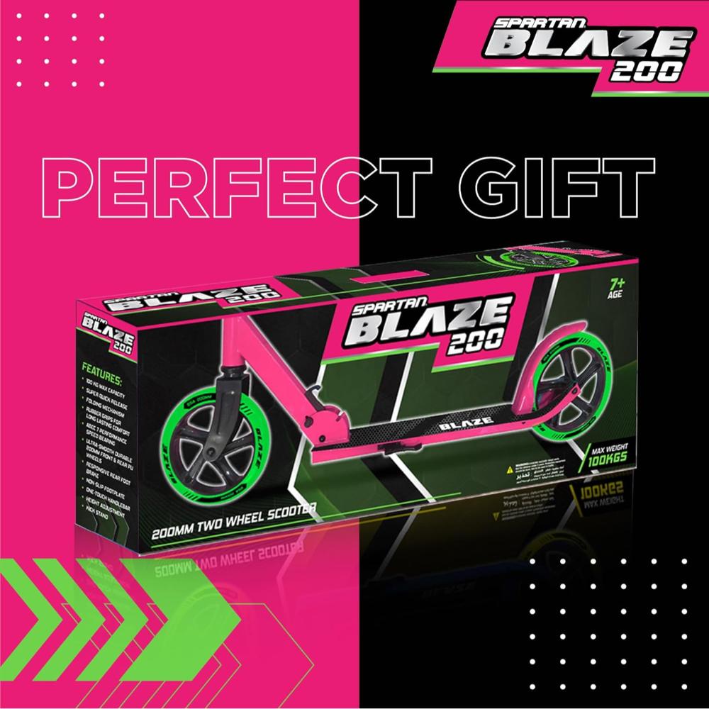 Spartan - Blaze 200mm Scooter Pink - Ages 3+ Years