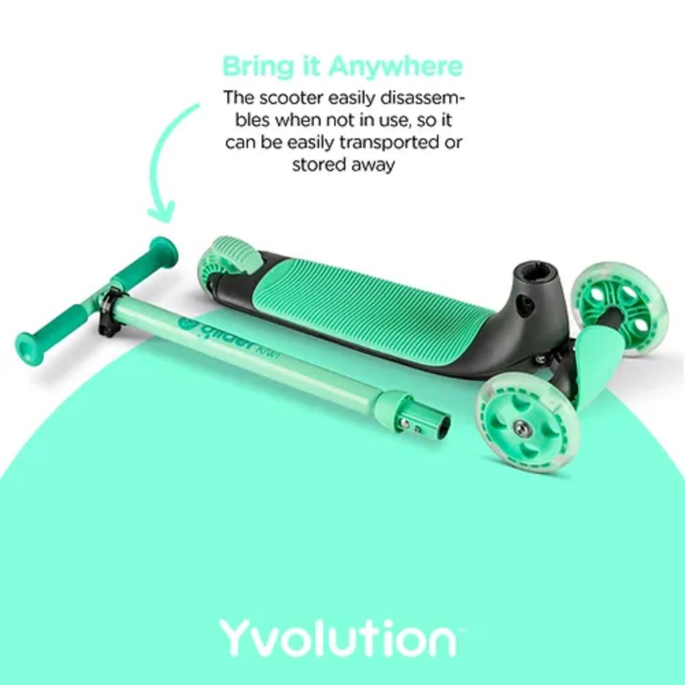 Yvolution - YGlider Kiwi Scooter Green - Ages 3+ Years