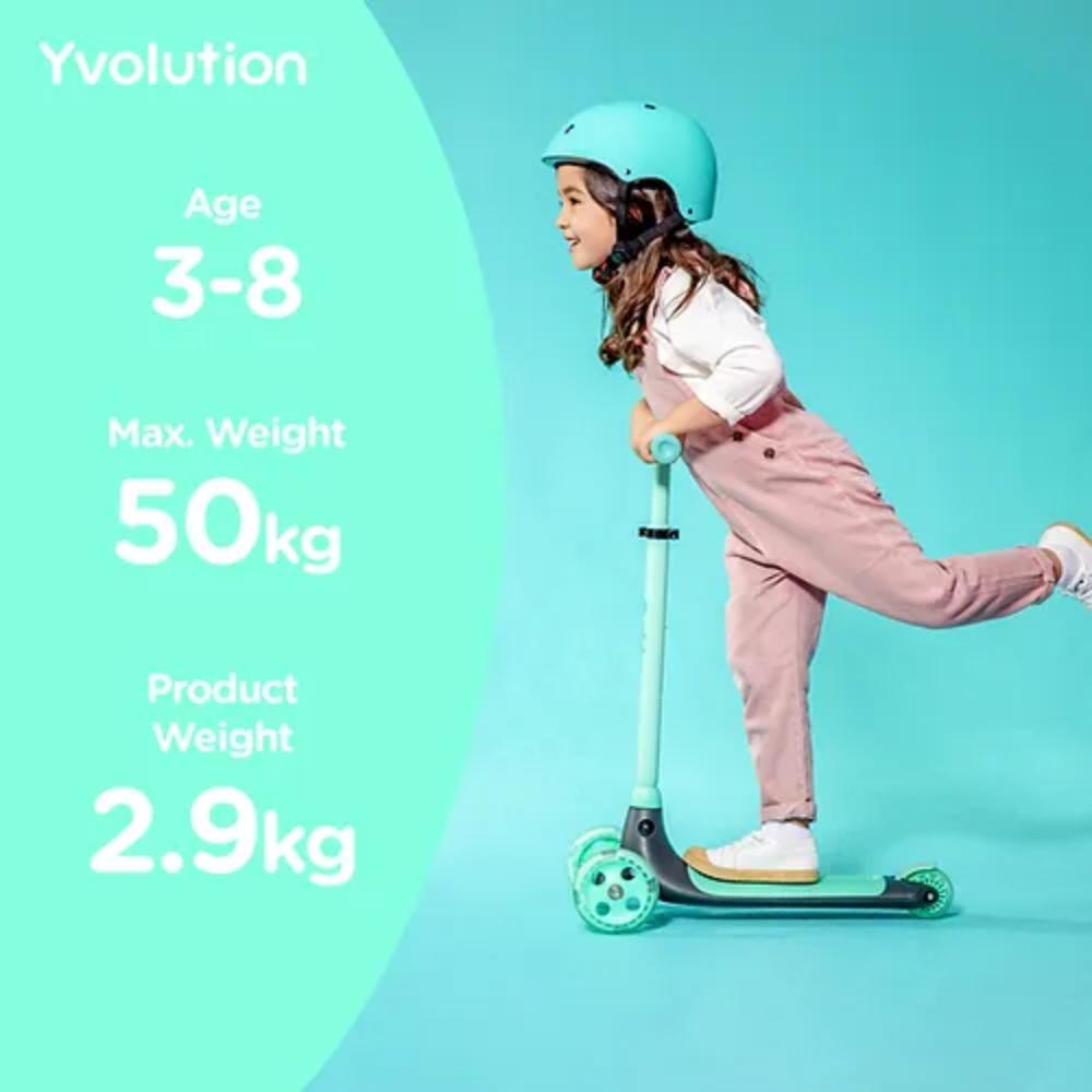 Yvolution - YGlider Kiwi Scooter Green - Ages 3+ Years