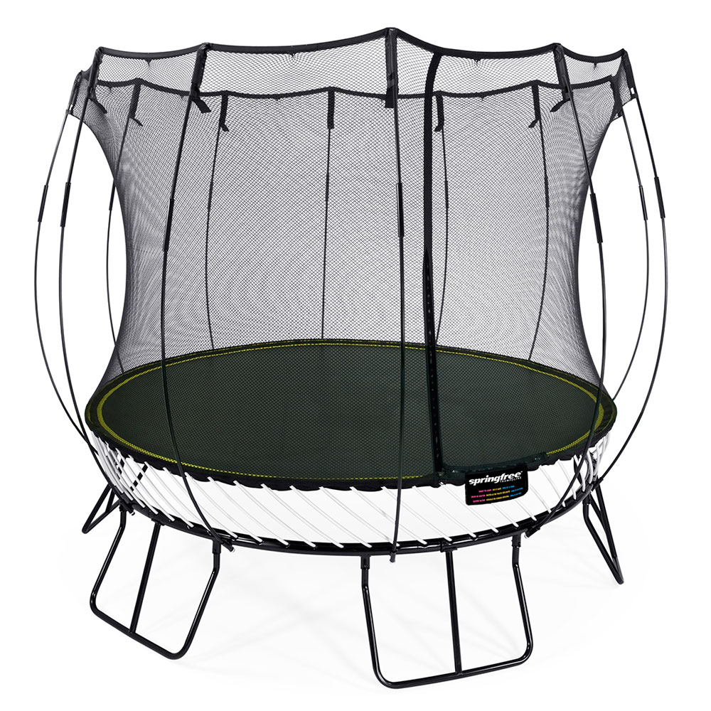 Springfree 10FT Round Trampoline R79 - Safe Springless Outdoor Trampoline for Kids and Adults, Durable Backyard Fitness and Fun