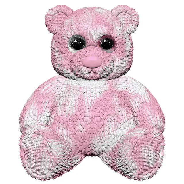 SoftT - Teddy Bear – Cuddly Plush Gift in Open Display Box 28 cm Pink