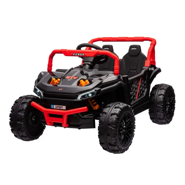 Lovely Baby - Kids UTV Powered Riding Jeep W/Remote control - Black