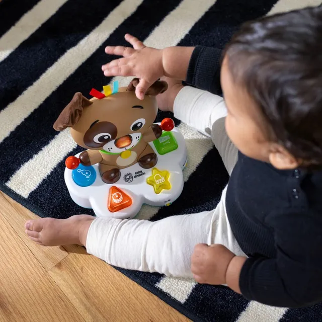 Baby Einstein - Drum & Learn Dean Musical Learning Toy, Interactive Toy for Colors, Shapes, and Instruments