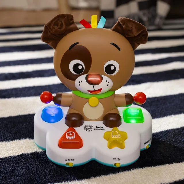 Baby Einstein - Drum & Learn Dean Musical Learning Toy, Interactive Toy for Colors, Shapes, and Instruments
