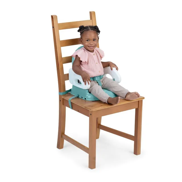 Ingenuity - Deluxe Comfort Folding Booster Seat, Adjustable, Folding, Easy-Clean, 6 Months to 3 Years