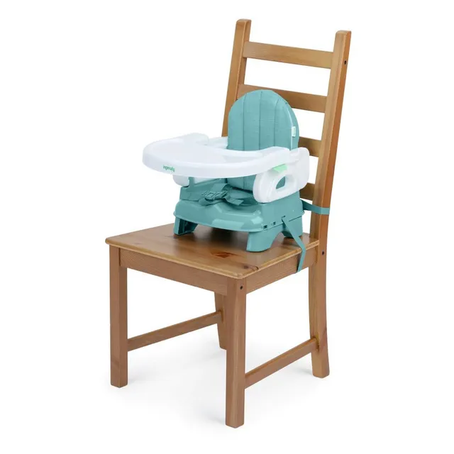Ingenuity - Deluxe Comfort Folding Booster Seat, Adjustable, Folding, Easy-Clean, 6 Months to 3 Years