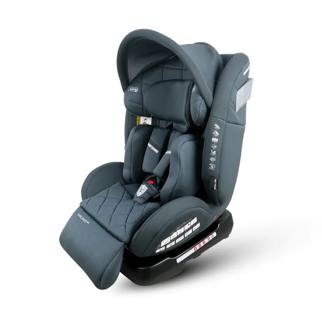 Babydoes - Advance All-in-One Car Seat with 360° Rotation (Up to 36 kg) - Grey