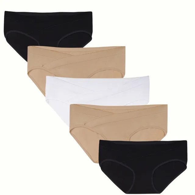 Tummy - Low Waist Maternity Panty Bamboo Cotton - Pack of 5