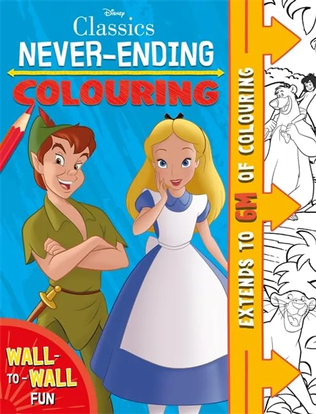Disney Classics Never-Ending Colouring Book | Fun for Kids