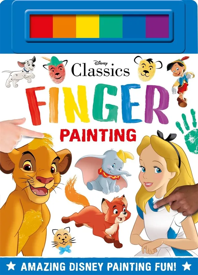 Disney Classics Finger Painting Book | Fun for Kids