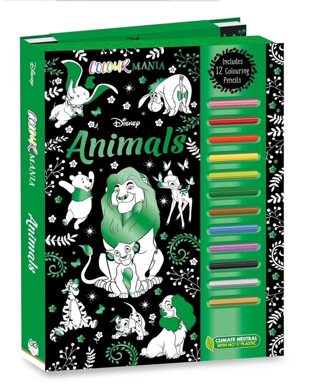 Colour Mania – Disney Animals: Colour Your Favourite Disney Animal Characters