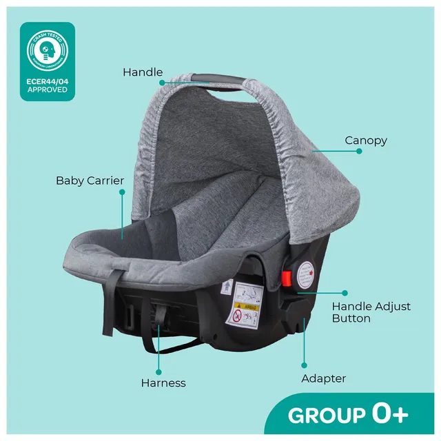Moon - Aria Baby Stroller 2-in-1 Travel System - Dark Grey