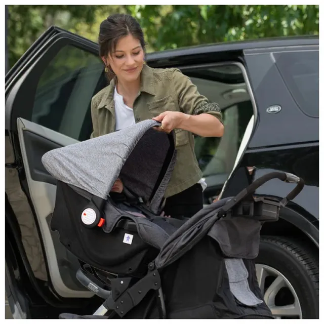 Moon - Aria Baby Stroller 2-in-1 Travel System - Dark Grey