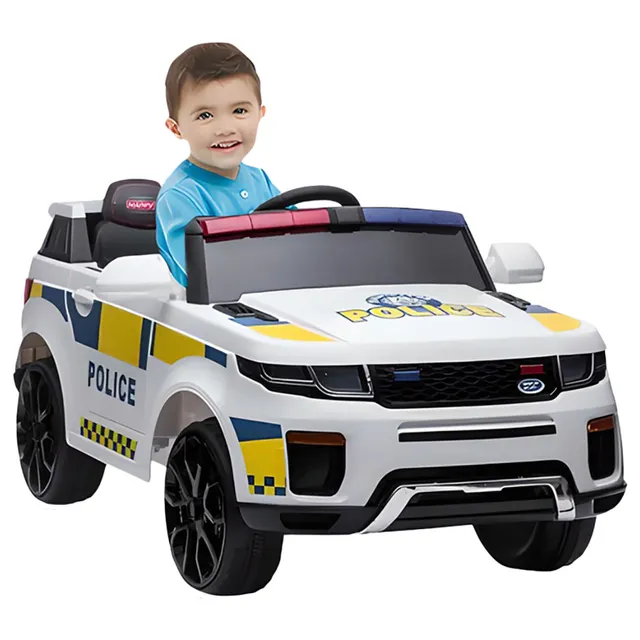 MYTS - Police Car Jeep For Kids - White