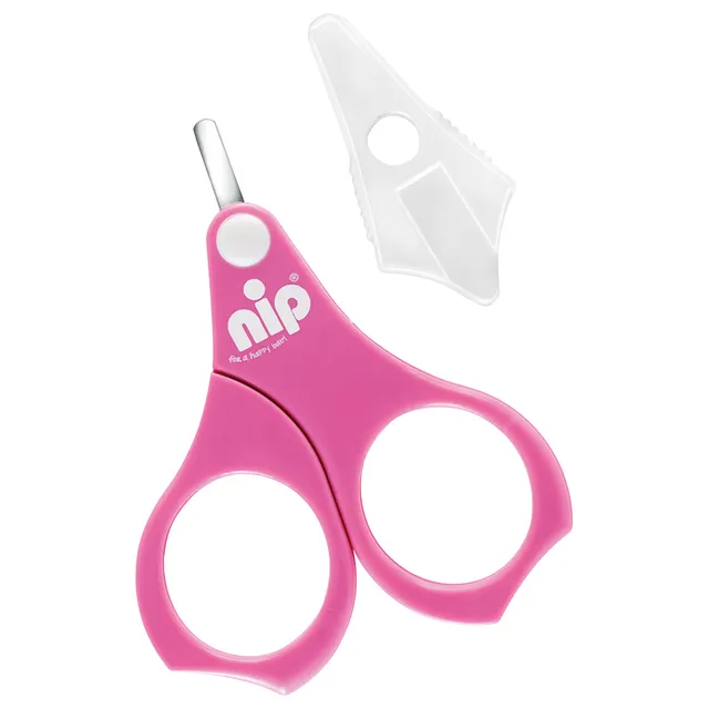 Nip - Nail Scissor - Pink - 1pc