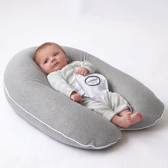 Candide - 3-in-1 Multirelax Maternity Cushion - Heather Grey Stars