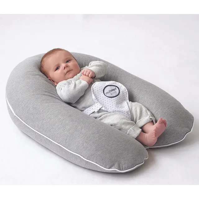 Candide - 3-in-1 Multirelax Maternity Cushion - Heather Grey Stars