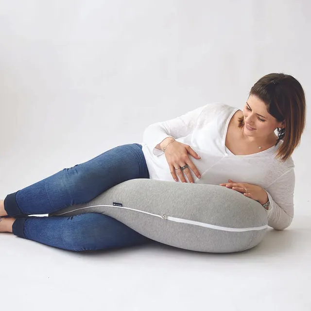 Candide - 3-in-1 Multirelax Maternity Cushion - Heather Grey Stars