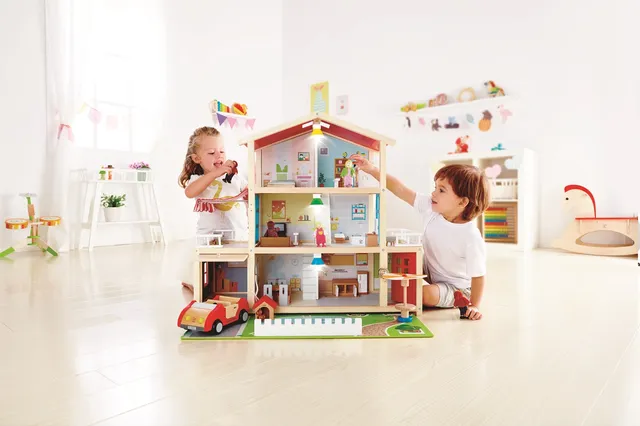 Hape - Doll Family Mansion For Girls