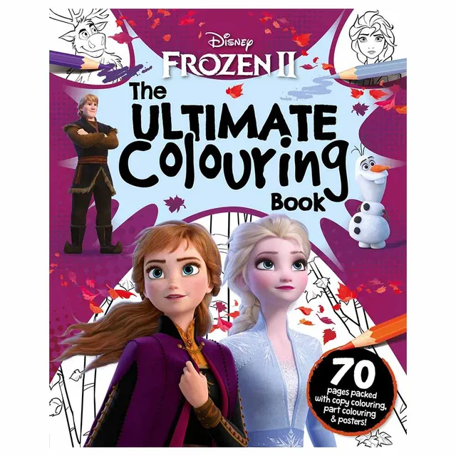 Disney Frozen 2 The Ultimate Colouring Book | Magical Fun for Kids
